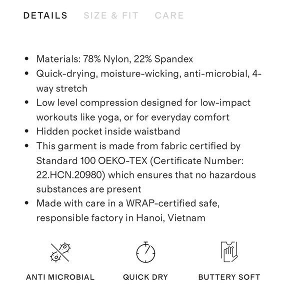 Quince Ultra-Form High-Rise Capri size Medium - Picture 9 of 12